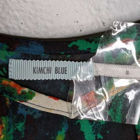 Kimchi Blue Floral Peplum Cami Boho Cottagecore Western Spaghetti Strap Tank Top - Picture 11 of 12